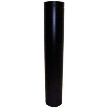 Imagem de Cano 180mm para Lareiras em aço Inox 304 - Preto - Brasileña
