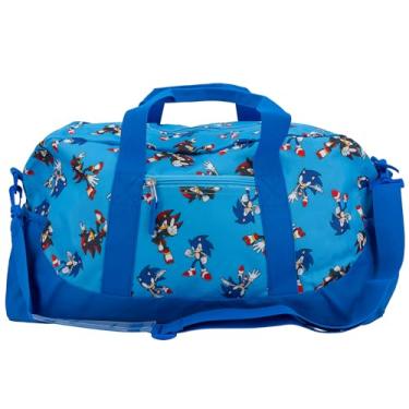 Imagem de Bolsa esportiva com personagens, bolsa de viagem do pijama de 40,6 cm para meninas, bolsa de fim de semana, bolsa de dança, Sônicas, Duffle