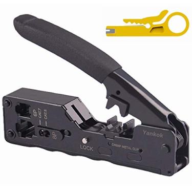 Imagem de Cabo crimpador Yankok CAT5e CAT6 CAT7 6P 8P, YK006CR01, Real Black