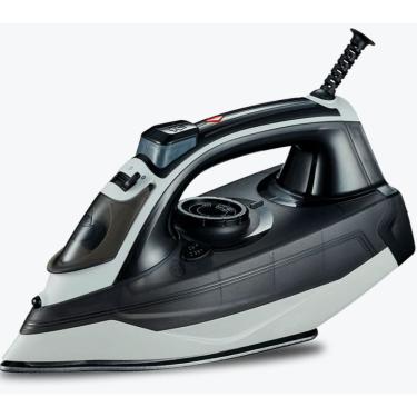 Imagem de Ferro de Passar a Vapor 2000W Amvox Ceramic Gliss Turbo Black 127V