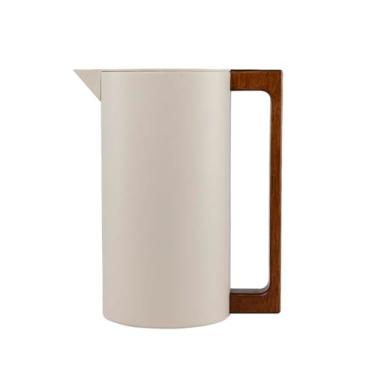 Imagem de Tuut Garrafa Térmica para Bebidas Inox Brusque 1L Branca – Conserva Temperatura e Design Moderno