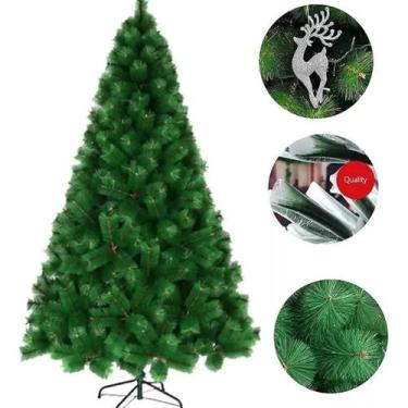 Imagem de Árvore De Natal Pinheiro Luxo Verde 153 Galhos (1,50m) - NoBrand, Verd
