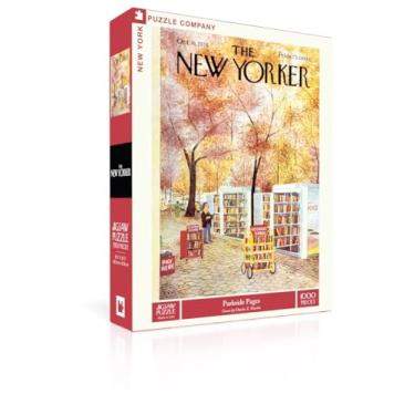 Imagem de New York Puzzle Company - New Yorker Parkside Pages - Quebra-cabeça de 1000 peças para adultos por Charles E Martin