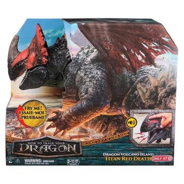 Imagem de Como Treinar o Seu Dragão, Boneco Titan Red Death Som 58cm