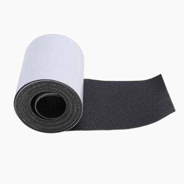 Imagem de Jectse Correia de Feixe de Madeira Falsa, Fita de Couro de PVC Flexível Com Metal Visual para Tetos, Persianas, Lareiras, Portas de Celeiro, Artesanato, 5 Pés de Si Mesmo (2.36 polegadas)