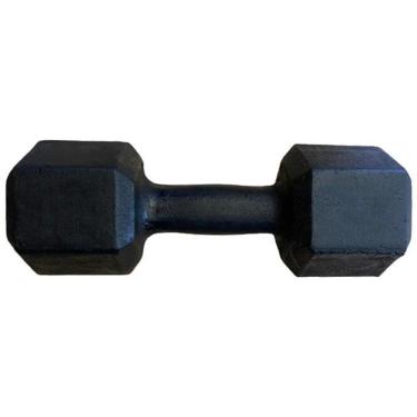 Imagem de Halter Sextavado Pintado 10Kg Academia Treino Musculação