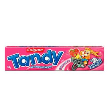 Imagem de Gel Dental Infantil Tandy com Flúor Ativo Sabor Tutti-Frutti com 50g, 
