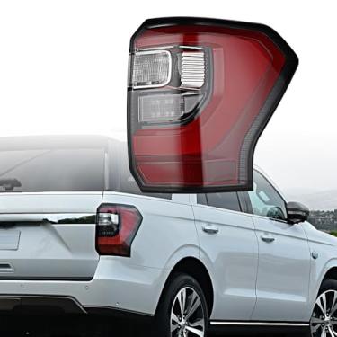 Imagem de Astra Depot Substituição de luz traseira tipo LED para Ford Expedition 2018-2021 Lâmpada traseira de seta reversa - JL1Z-13404-H, FO2801272 - IP67, lente vermelha clara, luz branca vermelha, lado