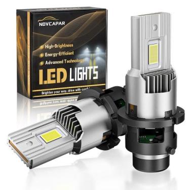 Imagem de Lâmpadas LED NOVCAPAR D2S D2R 6500K 150W 30000LM Branco frio