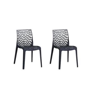 Imagem de Conjunto com 2 Cadeiras Gruvyer Preto Fratini