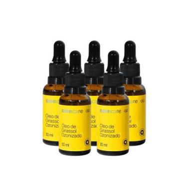Imagem de Kit 5un Óleo de Girassol Ozonizado 30ml - Ozoncare Philozon