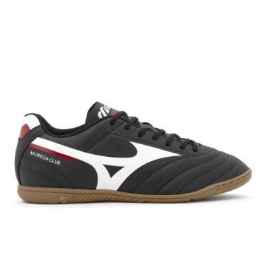Imagem de Chuteira Futsal Mizuno Morelia Club In, 41, Preto, Branco