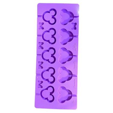 Imagem de L16 Molde de silicone pirulito chocalho ratinho petit para decorar - c