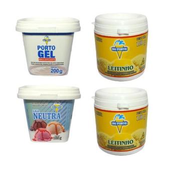 Imagem de Sorvete Kit Fazer Em Casa Emulsificante, Base, Liga Neutra - Du Porto,