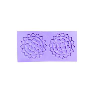 Imagem de F1638 molde de silicone tuile confeitaria biscuit - confeitaria dos mo