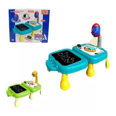 Imagem de Mesa Projetora Infantil Desenho Educativa Lousa Mágica Dupla - WELLMIX