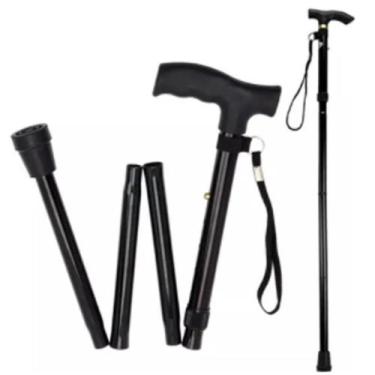 Imagem de Bengala Muleta Para Idoso Regulagem Alumínio Ortopédica - A.R Variedad