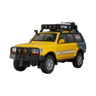 Imagem de Carro De Liga Metálica Tundra LC80 Em Escala 1:24 Com Direção Nas Roda