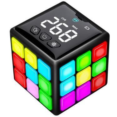 Imagem de Game Handheld Cube Xinbeiya recarregável com 15 jogos para crianças de