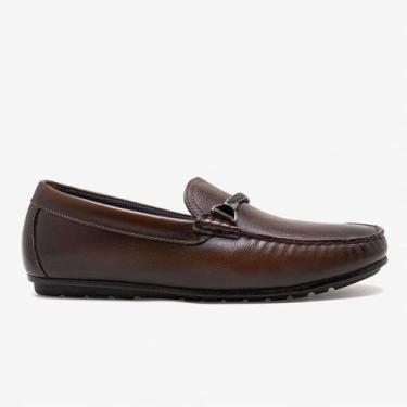 Imagem de Mocassim Masculino Tom Couro Marrom - Democrata, 42