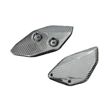 Imagem de Generic Protetor de carenagem de 2 peças, placa de proteção de calcanhar para pedal de apoio para os pés, protetor de pedal para YZF-R3 R3 R25 2019-2025