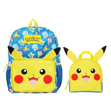 Imagem de Pokemon Pikachu 2-Piece 16” Kids Backpack & Lunch Box Set For School And Travel