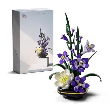 Imagem de Nifeliz Gladiolus Flower Building Set, Botanical Flower Model Toy for Adults, Home and Office Table Décor, Nature-Inspired Gift for Plant Lovers (478 PCS, NF10332)