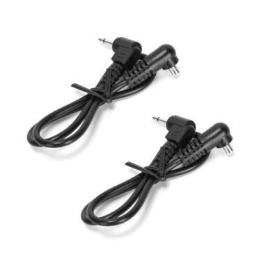 Imagem de Ruimou 2 cabos de sincronização de 2,5 mm para flash macho PC 30 cm para fotografia ao ar livre/estúdio