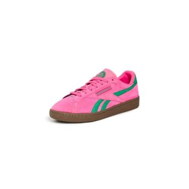 Imagem de Reebok Tênis feminino Club C Grounds UK, Atomicpink/verde atualizado/chiclete, 38