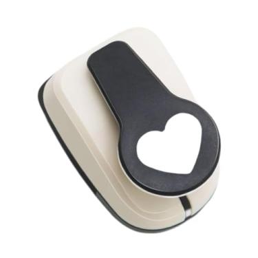 Imagem de Sclmgo Furador de Papel para Scrapbooking, Furador de Coração, Máquina de Perfuração para Artesanato, Material PP Adequado para Projetos de Arte, Cartões de, M