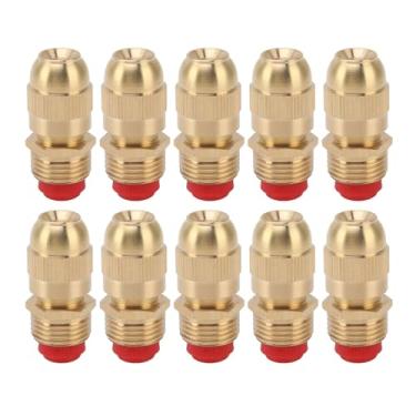 Imagem de 10pcs G1/2 Fios Masculinos Bico de Aspersor de Gardão Irrigação Spray Spray Cabeça de água Ajustável Bico de Pulverizador de água