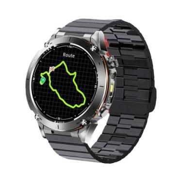 Imagem de Relógio Inteligente Militar GPS 1.43" AMOLED Bússola 10ATM À Prova D'Á