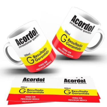 Imagem de Caneca Divertida Engraçada  Caneca de Porcelana 325ml Branca  Presente