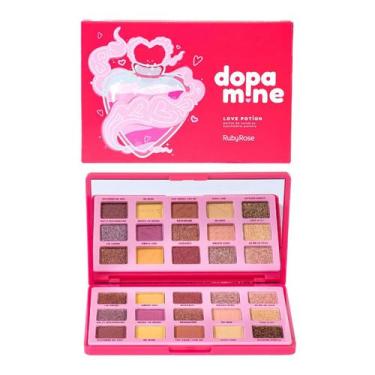 Imagem de Paleta de Sombras Ruby Rose Dopamine Love Potion Hbf2609