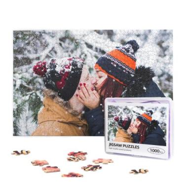 Imagem de Quebra-cabeça de madeira, imagem personalizada, decoração DIY - Marca 