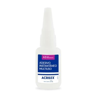 Imagem de Adesivo Instantâneo Acrilex 20g A3 - Alta Viscosidade (Ref. 20330)