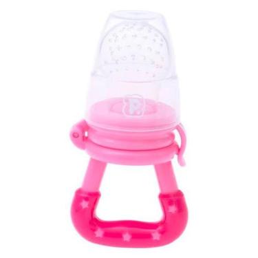 Imagem de Alimentador Bebê Silicone Infantil Pimpolho 6 Meses, Rosa