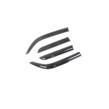 Imagem de GRJQRKHZ Defletor de janela lateral de carro para MERC&edes B&ENZ M-Class W164 2006-2009 Viseira de porta Weathershied proteção contra vento sol chuva protetores de janela lateral defletores de vento