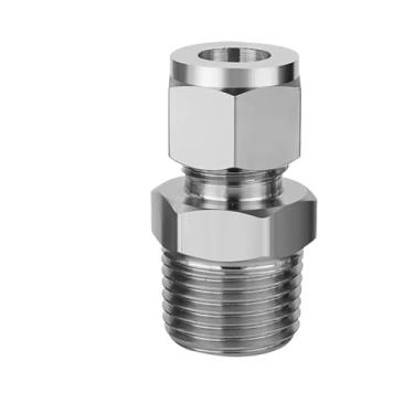 Imagem de 1/20.3 cm 1/10.2 cm 3/20.3 cm 1/5.1 cm BSPT NPT macho 3-25 mm 1/8-1 polegada OD tubo de compressão dupla virola conector união aço inoxidável 304 (BSPT macho, 25,4 mm 1 POLEGADA_2.5 cm)