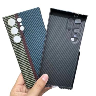 Imagem de Waillynice Capa de fibra de carbono original para Samsung Galaxy S24 Ultra Antiqueda de fibra de aramida Design S24ultra Capa (ColorBlue(fina, para S24 Ultra)