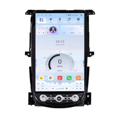 Imagem de Rádio veicular de 14,5 polegadas para Nissan 370Z 2005-2019 Qualcomm Leitor multimídia estéreo automotivo Android, unidade de navegação GPS, reprodutor multimídia (4 + 64)