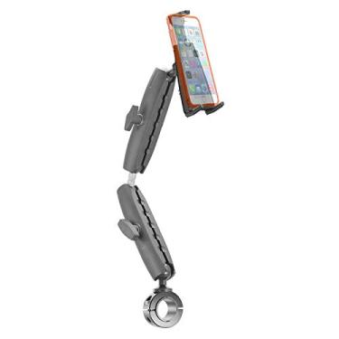 Imagem de iBOLT Suporte de acessibilidade sPro2 Post/Polo/Trilho/Guiador para Cadeiras de Rodas/Equipamento de Exercício. Serve para dispositivos de 12 a 6,7 polegadas de largura/altura (iPhone 11, tablets