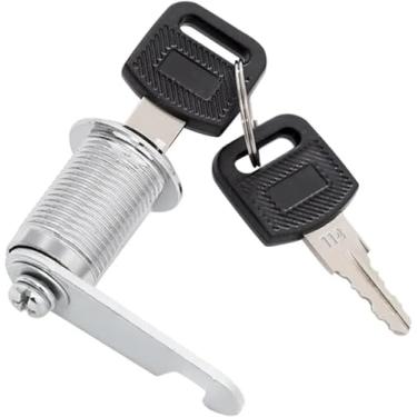 Imagem de Fechadura De Cilindro De Came Segura Universal 16/20/25 / 30mm Com Chaves Fechaduras De Língua Gaveta De Armário De Arquivo De Caixa De Correio, 25mm