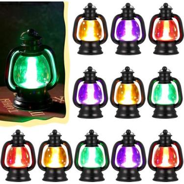 Imagem de Lanterna decorativa Ferraycle Mini Lanterna de 10 cm com 4 cores clara
