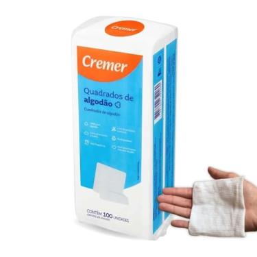 Imagem de Algodão quadrado bebê Sem Perfume 100 unidades