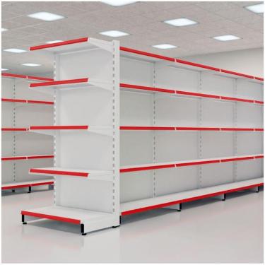 Imagem de Gôndola Central Prateleira 1 Inicial e 1 Continuação e 2 Ponta