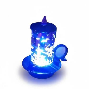 Imagem de Kit 2 Velas com luz Led pisca Decoração festa Halloween - 00015548E45,
