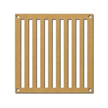 Imagem de Conjunto de painéis divisórios decorativos perfurados, 30x30 e 40x40cm, em MDF de 3mm. (12 Placas 40cm x 40cm,004)