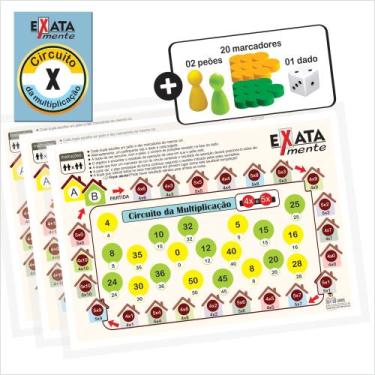 Imagem de Jogo de Tabuada Circuito da Multiplicação - Ludus Pedagogia