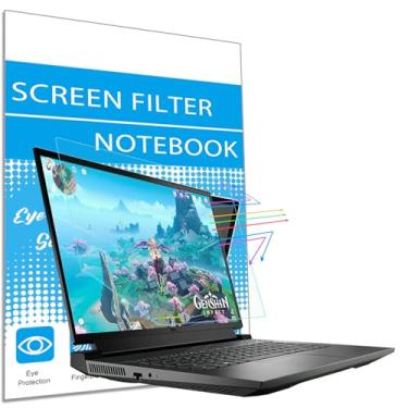 Imagem de Pacote com 2 protetores de tela fosco antiluz azul para laptop Dell G16 7620/Dell Inspiron 16 Plus 7610 7620 /Vostro 7620 de 16 polegadas, proteção para os olhos com bloqueio de luz azul UV e filtro